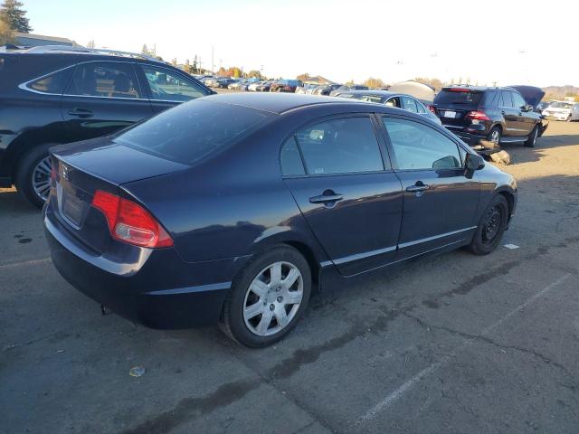 2HGFA16517H510123 - 2007 HONDA CIVIC LX BLUE photo 3