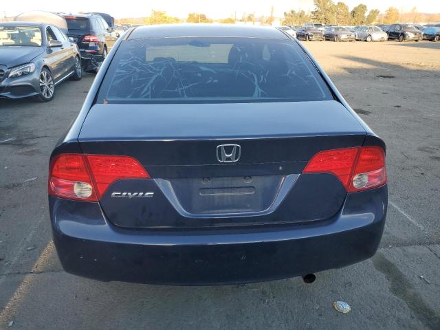 2HGFA16517H510123 - 2007 HONDA CIVIC LX BLUE photo 6