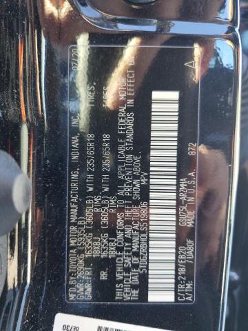 5TDGZRBH0LS519806 - 2020 TOYOTA HIGHLANDER XLE Qara foto 13