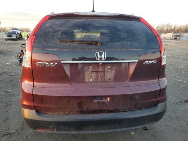 5J6RM4H72DL038672 - 2013 HONDA CR-V EXL BURGUNDY photo 6