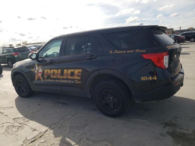 1FM5K8ABXNGA28574 - 2022 FORD EXPLORER POLICE INTERCEPTOR BLACK photo 2
