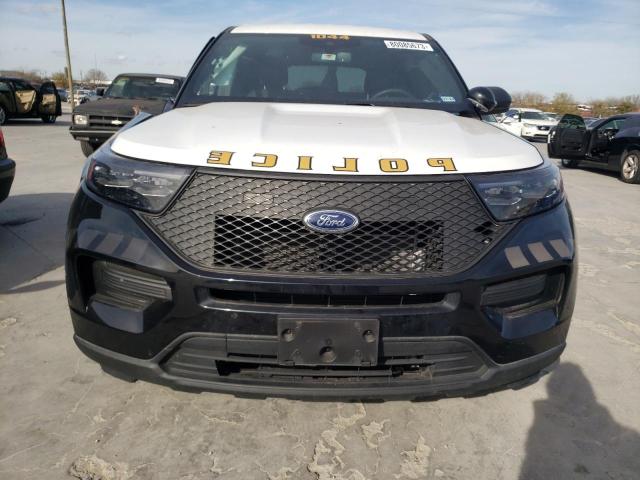 1FM5K8ABXNGA28574 - 2022 FORD EXPLORER POLICE INTERCEPTOR BLACK photo 5