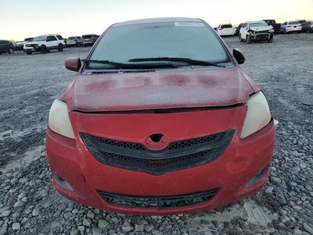 JTDBT923871043551 - 2007 TOYOTA YARIS RED photo 5