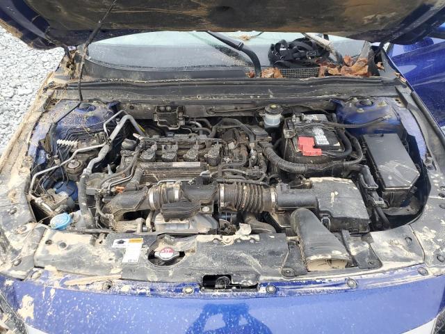 1HGCV1F33JA253364 - 2018 HONDA ACCORD SPORT BLUE photo 11