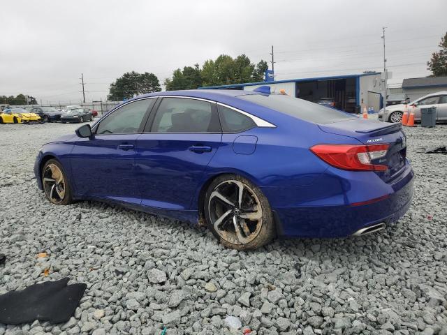 1HGCV1F33JA253364 - 2018 HONDA ACCORD SPORT BLUE photo 2