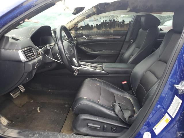 1HGCV1F33JA253364 - 2018 HONDA ACCORD SPORT BLUE photo 7