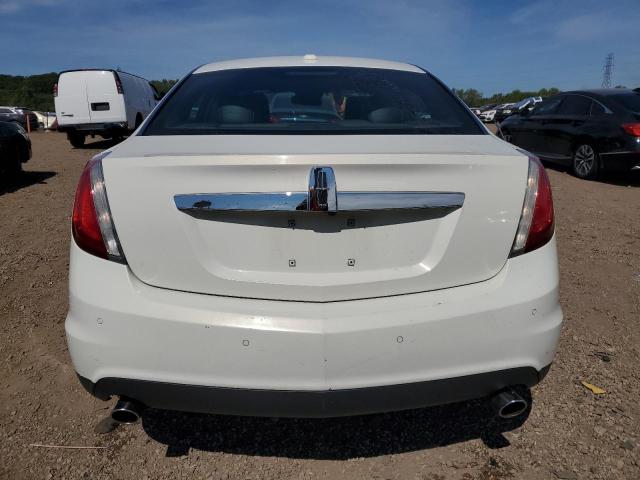 1LNHL9DRXCG805826 - 2012 LINCOLN MKS WHITE photo 6