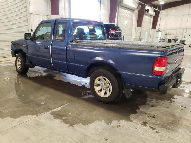 1FTYR14U87PA30232 - 2007 FORD RANGER SUPER CAB BLUE photo 2