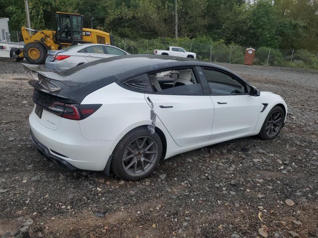 5YJ3E1EB3NF241431 - 2022 TESLA MODEL 3 WHITE photo 3