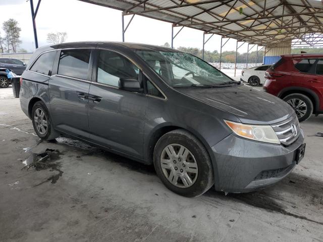 5FNRL5H29DB059329 - 2013 HONDA ODYSSEY LX GRAY photo 4