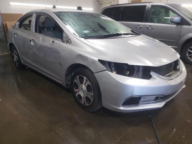 19XFB4F23EE000576 - 2014 HONDA CIVIC HYBRID SILVER photo 4