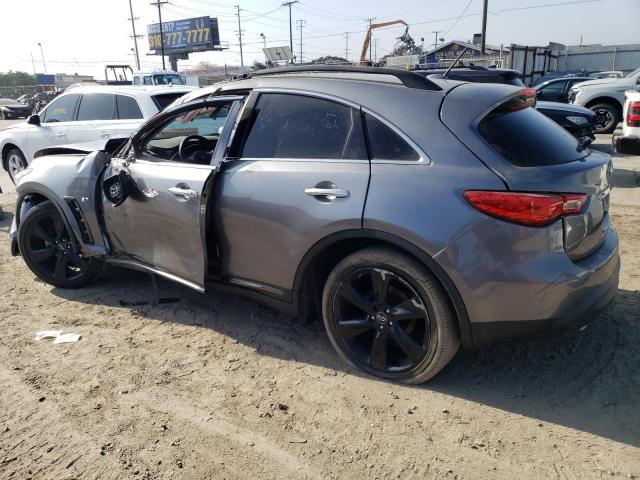 JN8CS1MUXHM141919 - 2017 INFINITI QX70 GRAY photo 2