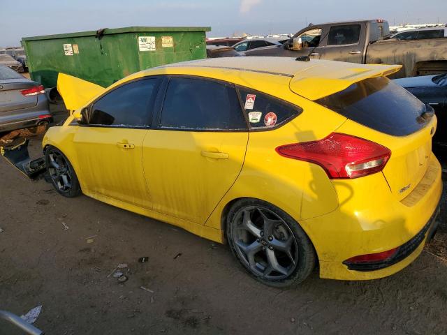 1FADP3L95HL222901 - 2017 FORD FOCUS ST YELLOW photo 2