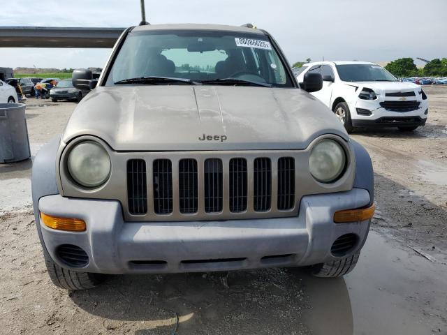 1J4GK48K84W255028 - 2004 JEEP LIBERTY SPORT TAN photo 5