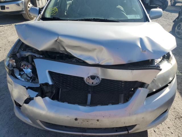 1NXBU4EE5AZ235119 - 2010 TOYOTA COROLLA BASE SILVER photo 11