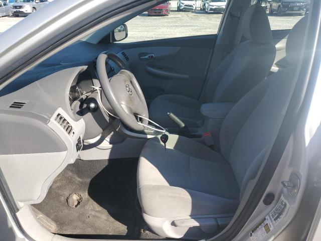 1NXBU4EE5AZ235119 - 2010 TOYOTA COROLLA BASE SILVER photo 7