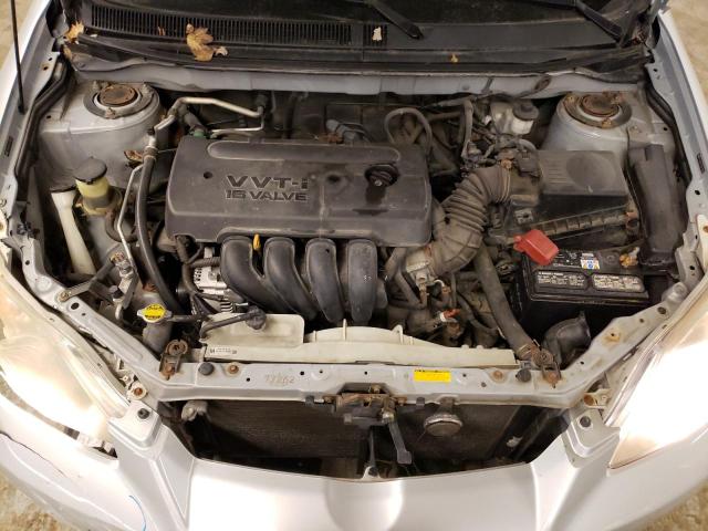 2T1KR32E58C709551 - 2008 TOYOTA COROLLA MA XR SILVER photo 11