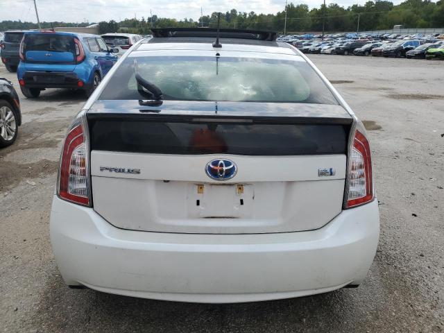 JTDKN3DU9D5640385 - 2013 TOYOTA PRIUS WHITE photo 6