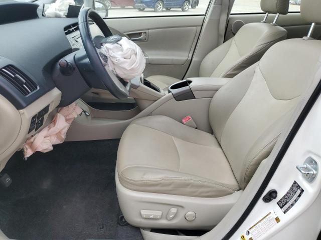 JTDKN3DU9D5640385 - 2013 TOYOTA PRIUS WHITE photo 7