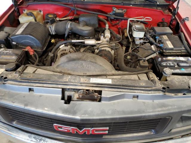 1GDJC34R2YF426959 - 2000 GMC SIERRA C3500 RED photo 11