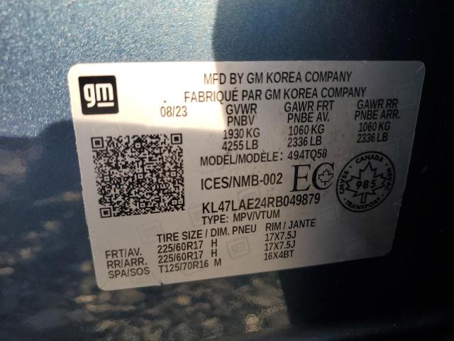 KL47LAE24RB049879 - 2024 BUICK ENVISTA PREFERRED BLUE photo 14