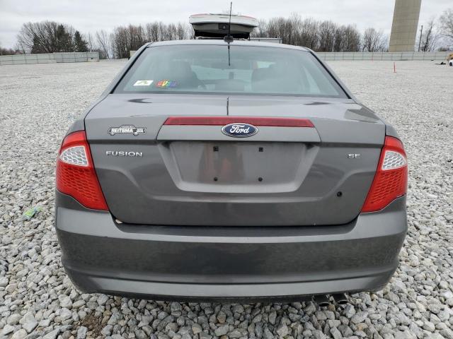 3FAHP0HA8BR130533 - 2011 FORD FUSION SE CHARCOAL photo 6