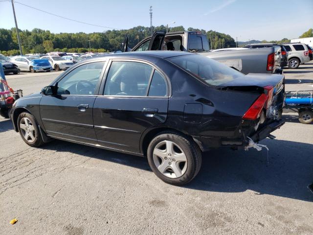 1HGES26764L018069 - 2004 HONDA CIVIC EX BLACK photo 2