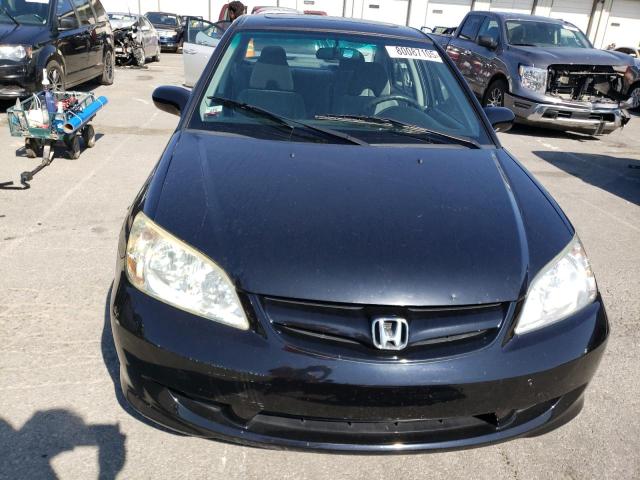 1HGES26764L018069 - 2004 HONDA CIVIC EX BLACK photo 5
