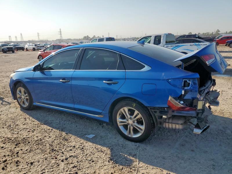 5NPE34AF4KH739658 - 2019 HYUNDAI SONATA LIMITED 蓝色 照片 2
