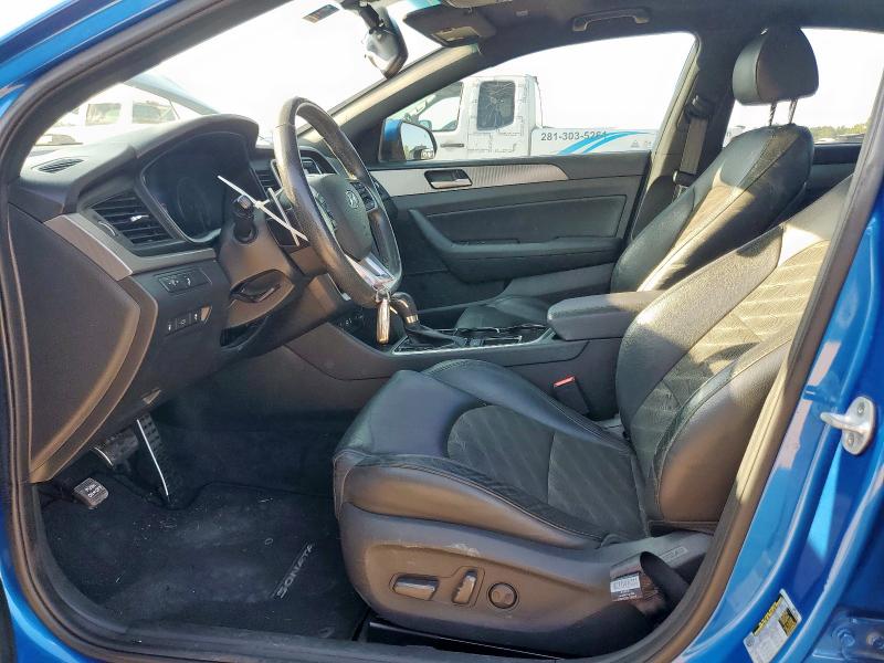 5NPE34AF4KH739658 - 2019 HYUNDAI SONATA LIMITED 蓝色 照片 7