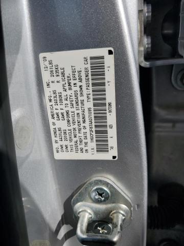 1HGCP2F87AA071095 - 2010 HONDA ACCORD EXL GRAY photo 13