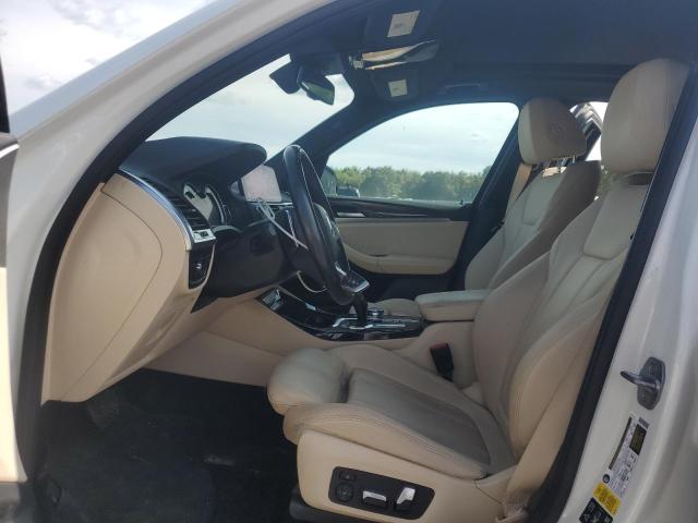 5UXTR9C53KLR09235 - 2019 BMW X3 XDRIVE30I WHITE photo 7