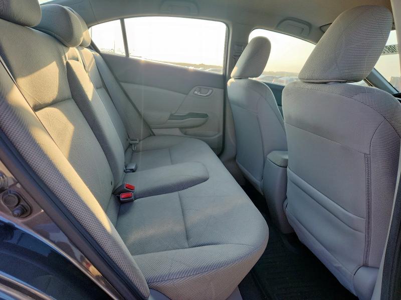 2HGFB2F59CH504602 - 2012 HONDA CIVIC LX GRAY photo 10