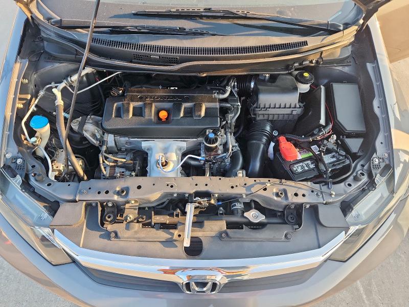 2HGFB2F59CH504602 - 2012 HONDA CIVIC LX GRAY photo 11