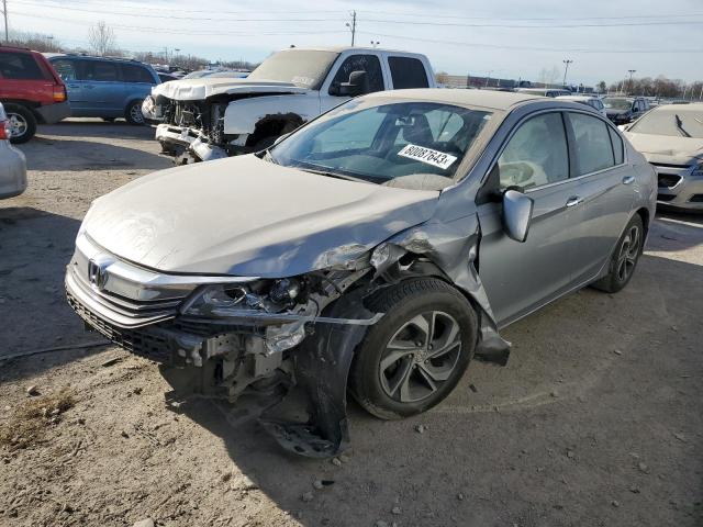 1HGCR2F33HA262845 - 2017 HONDA ACCORD LX GRAY photo 1