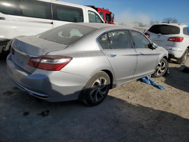 1HGCR2F33HA262845 - 2017 HONDA ACCORD LX GRAY photo 3