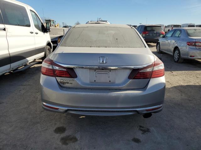 1HGCR2F33HA262845 - 2017 HONDA ACCORD LX GRAY photo 6