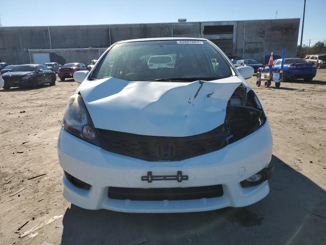 JHMGE8H56DC004183 - 2013 HONDA FIT SPORT WHITE photo 5