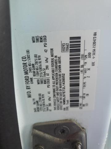 NM0LS7E72L1438052 - 2020 FORD TRANSIT CONNECT XL 白色 照片 13