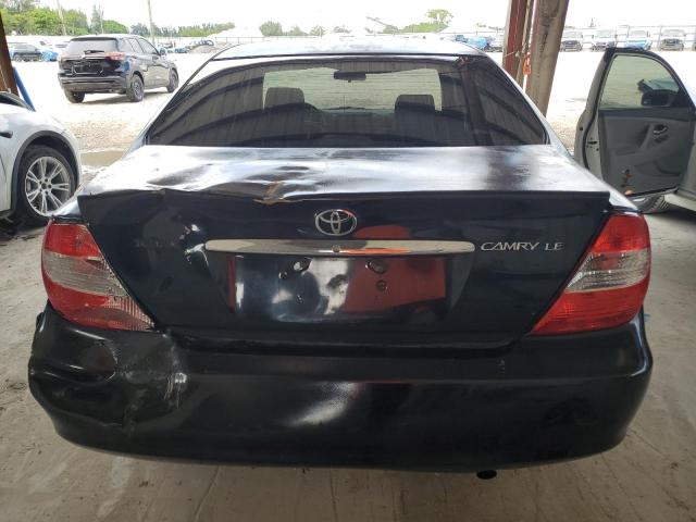 4T1BE32K64U290913 - 2004 TOYOTA CAMRY LE BLACK photo 6