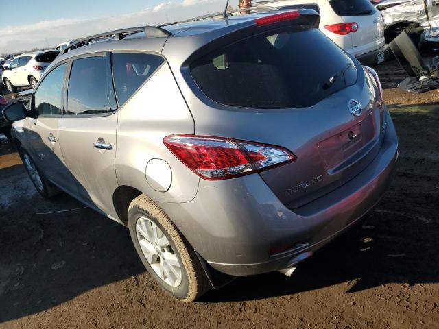 JN8AZ1MW0CW234658 - 2012 NISSAN MURANO S GRAY photo 2