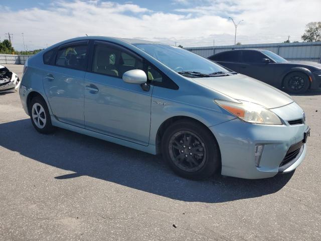 JTDKN3DUXD1632268 - 2013 TOYOTA PRIUS ლურჯი ფოტო 4