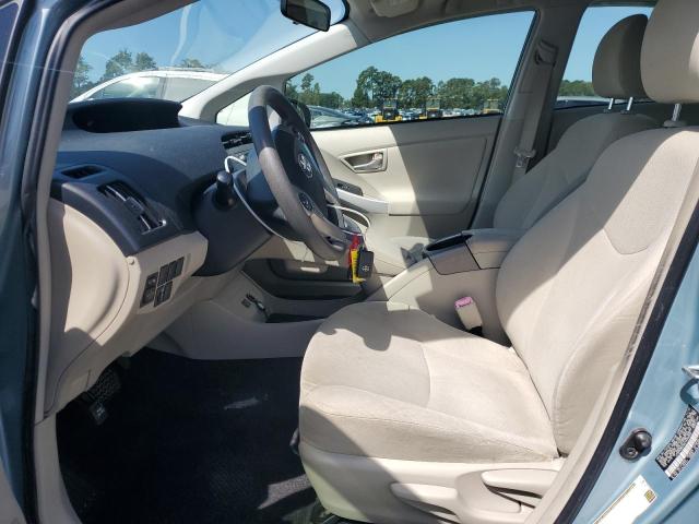 JTDKN3DUXD1632268 - 2013 TOYOTA PRIUS ლურჯი ფოტო 7