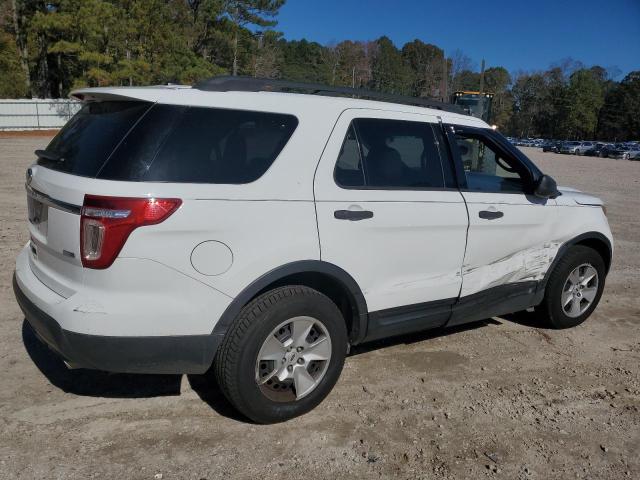 1FM5K8B89EGB07804 - 2014 FORD EXPLORER WHITE photo 3