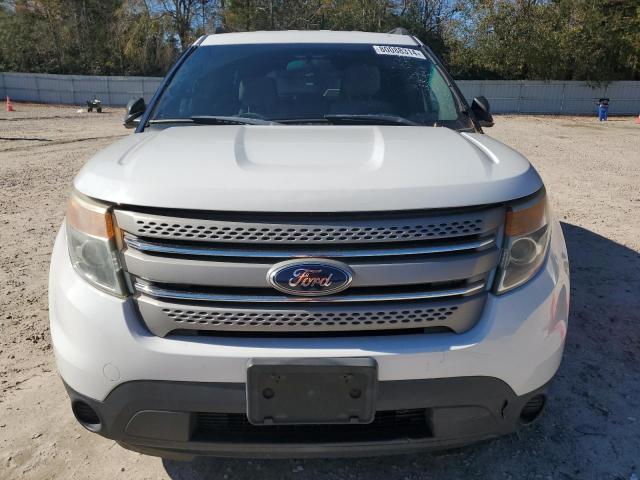 1FM5K8B89EGB07804 - 2014 FORD EXPLORER WHITE photo 5