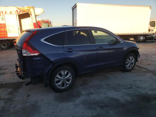 2HKRM4H59DH674739 - 2013 HONDA CR-V EX BLUE photo 3