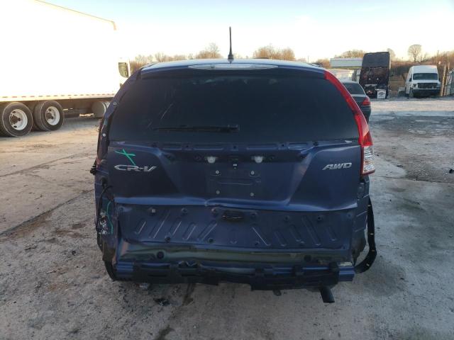 2HKRM4H59DH674739 - 2013 HONDA CR-V EX BLUE photo 6