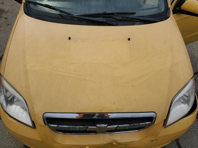 KL1TG56647B066414 - 2007 CHEVROLET AVEO LT YELLOW photo 11