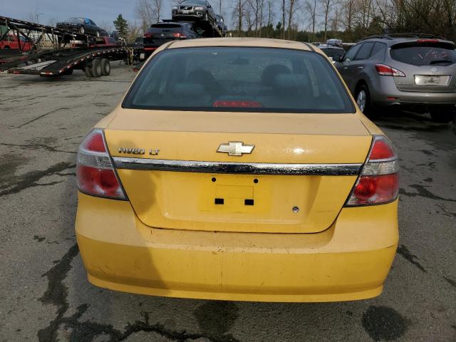 KL1TG56647B066414 - 2007 CHEVROLET AVEO LT YELLOW photo 6