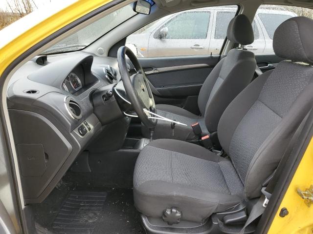 KL1TG56647B066414 - 2007 CHEVROLET AVEO LT YELLOW photo 7